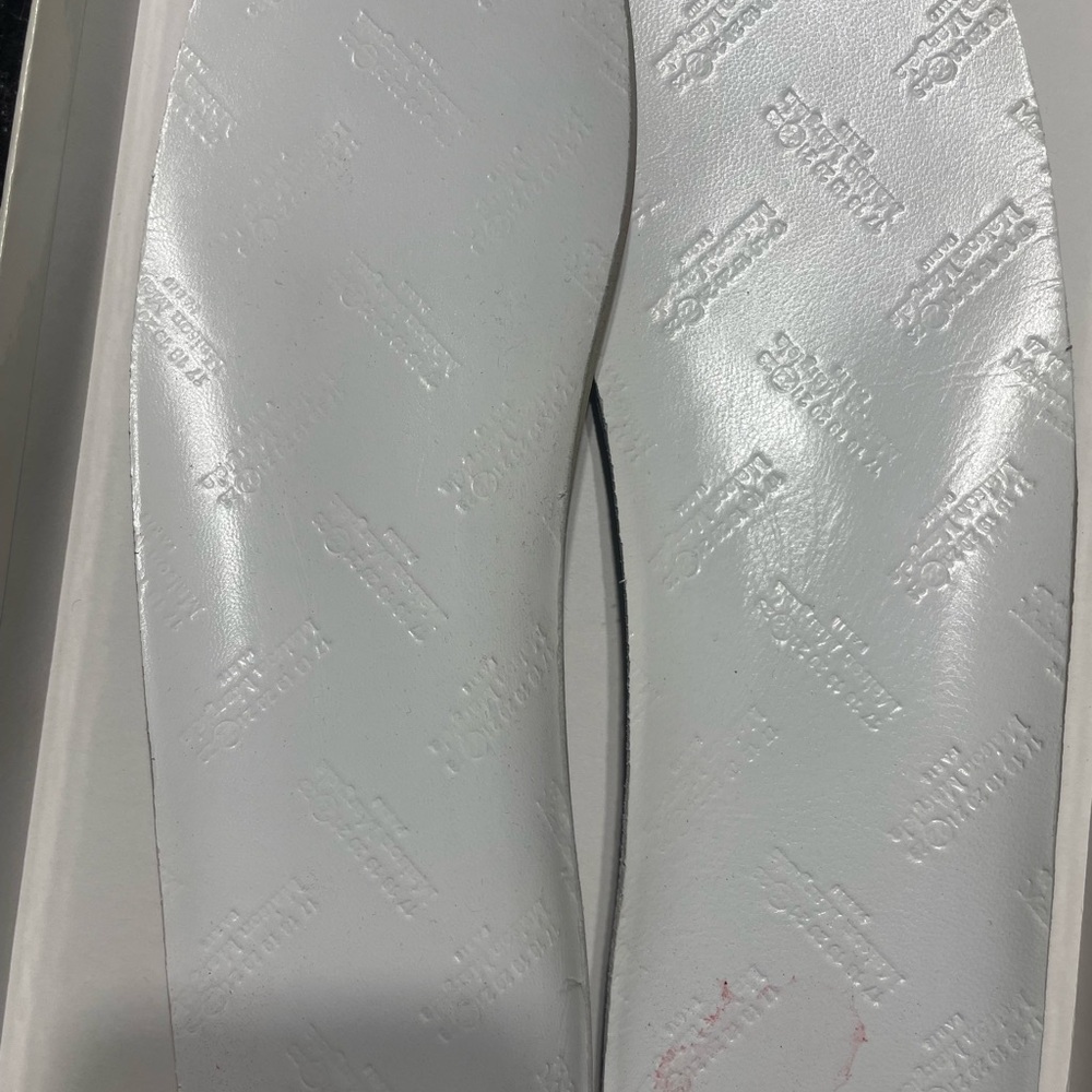 White Embossed Sole Shoes